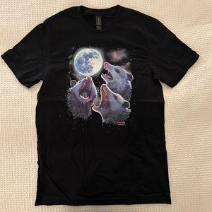 Funny Opossum T-shirt - size small